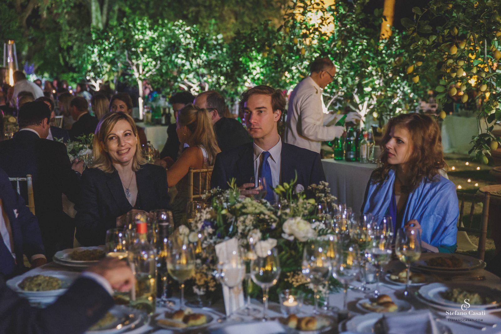 Dinner under the trees
