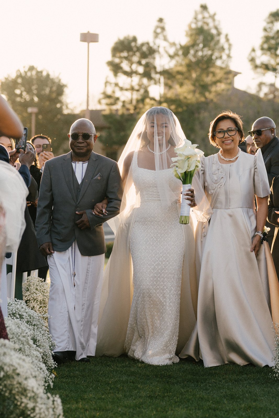 Down the aisle