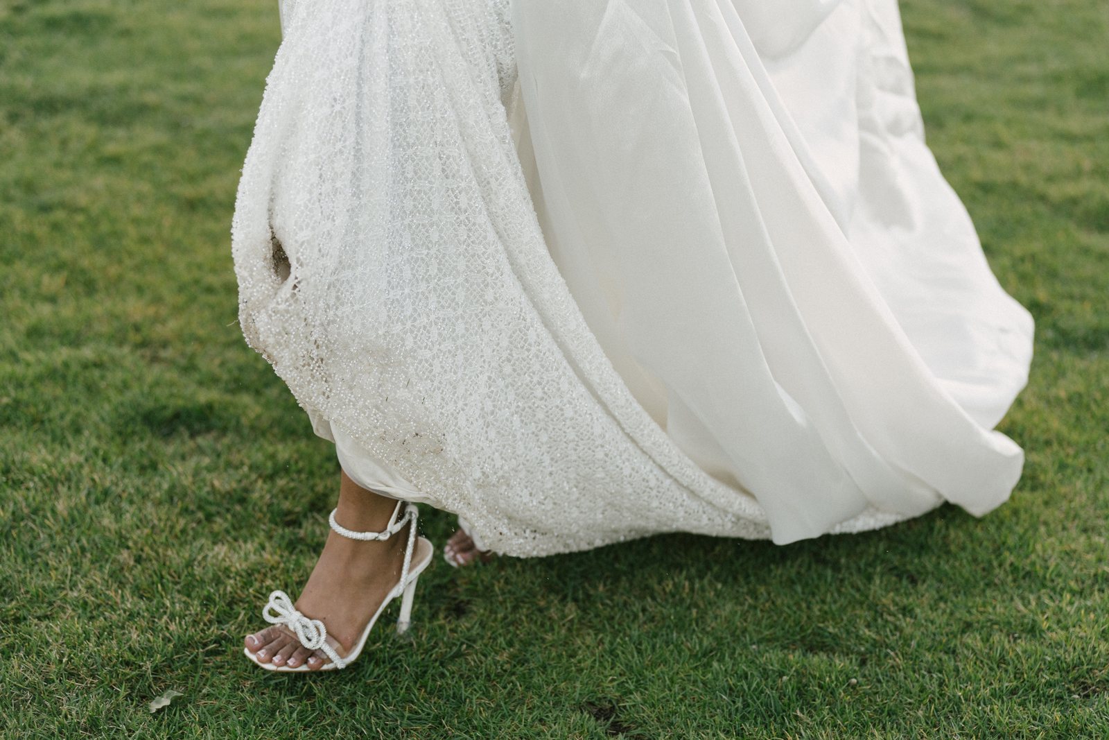 The dress, in the wind