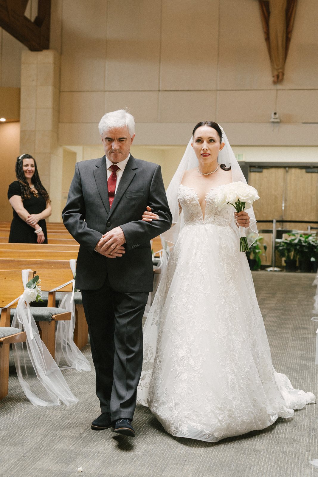 Coming down the aisle
