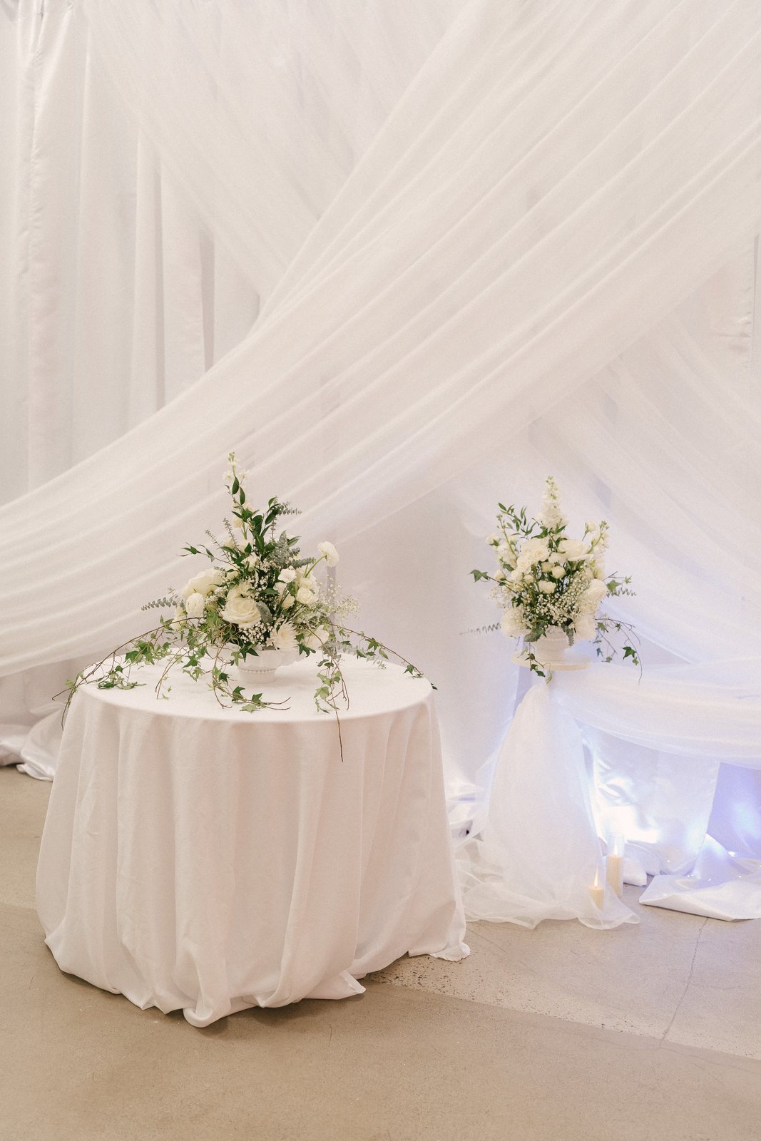 The room, in white