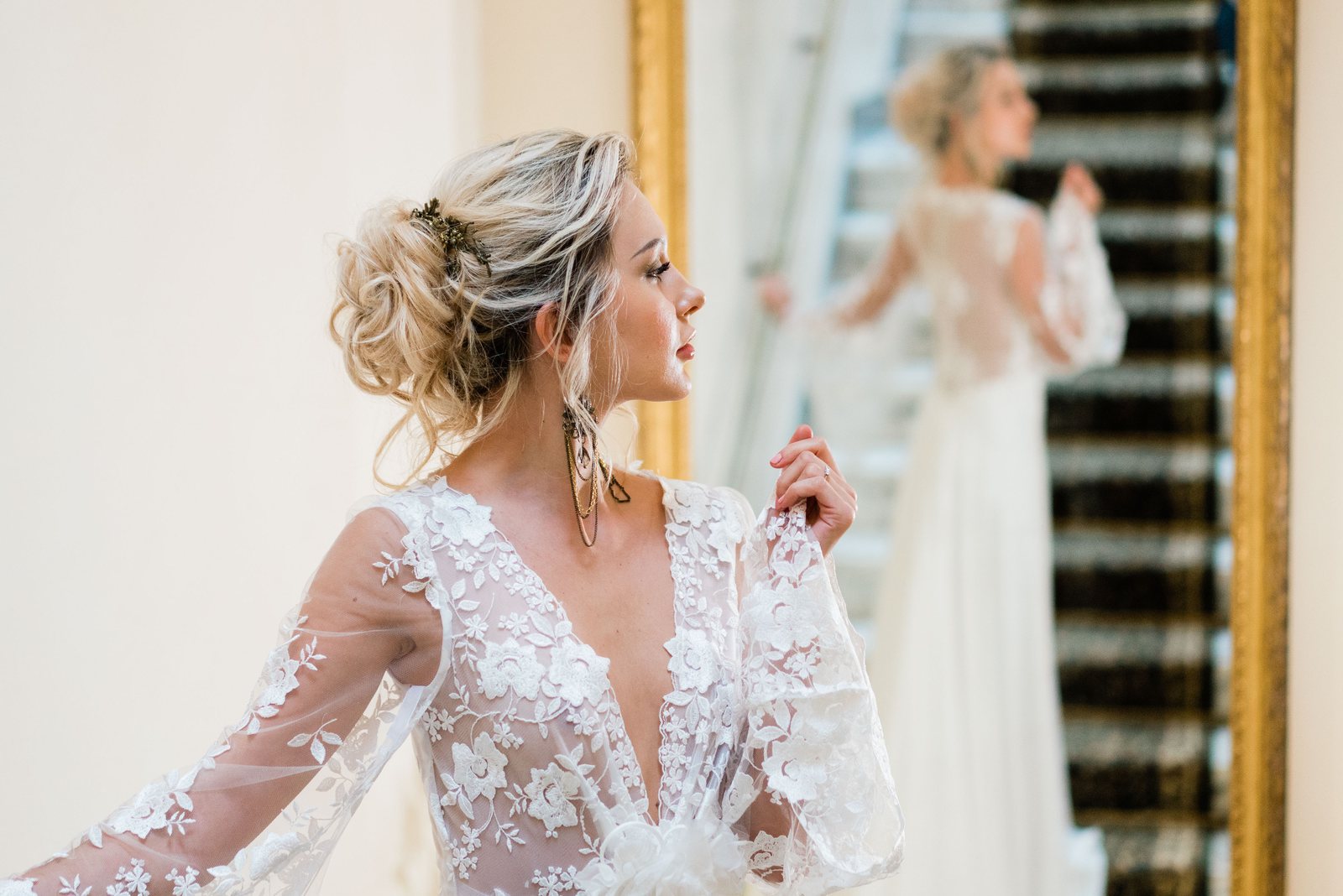 In the mirror