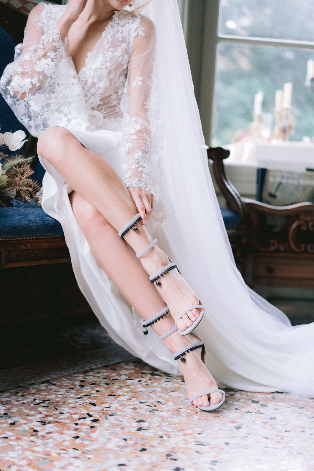 The dress on the floor