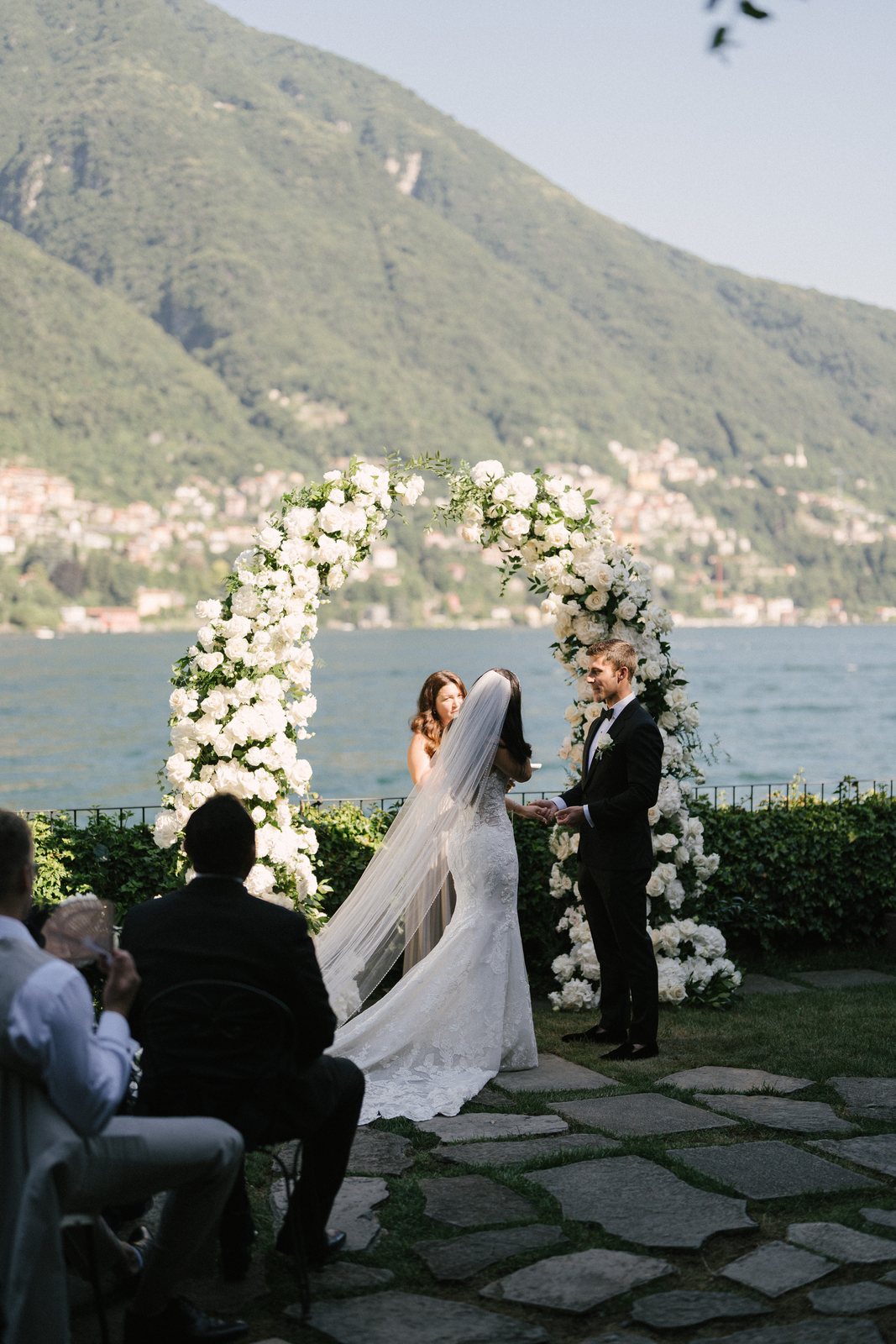 The ceremony, and the lake under it